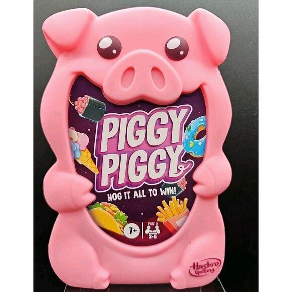 Piggy Piggy Card Game Fun Family Game for Ages 7+,2-6 Players,Quick 20-Min Play - Picture 1 of 3
